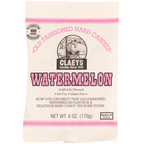 Claey's Old Fashioned Watermelon Flavored Hard Candy - 6 oz