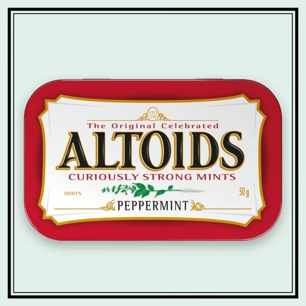 Altoids Classic Peppermint Breath Mints, 1 3/4-Oz