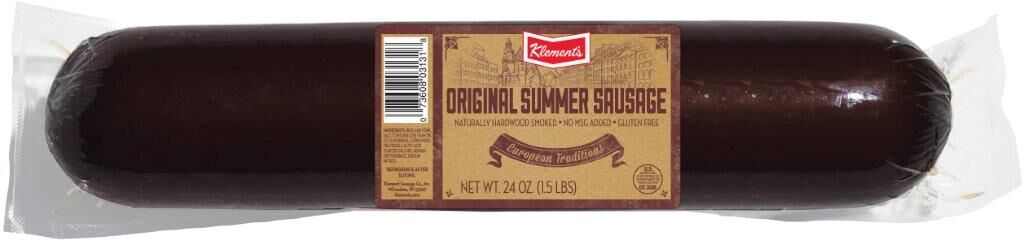 Klement's Original Summer Sausage, 24-Oz