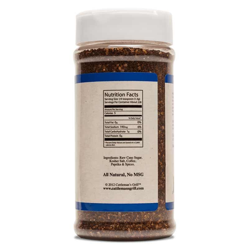 Cattleman’s Grill Original Cowboy Coffee Steak Rub, 10-Oz