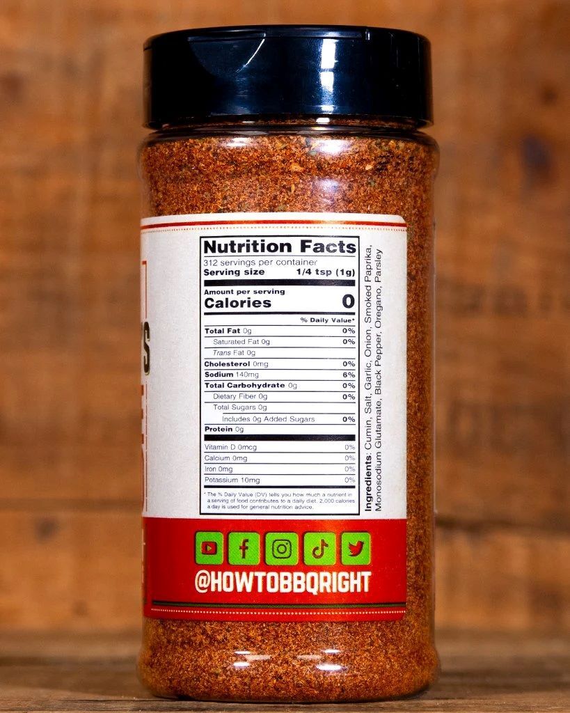 Malcom's Grande Gringo Mexican Seasoning, 16-Oz