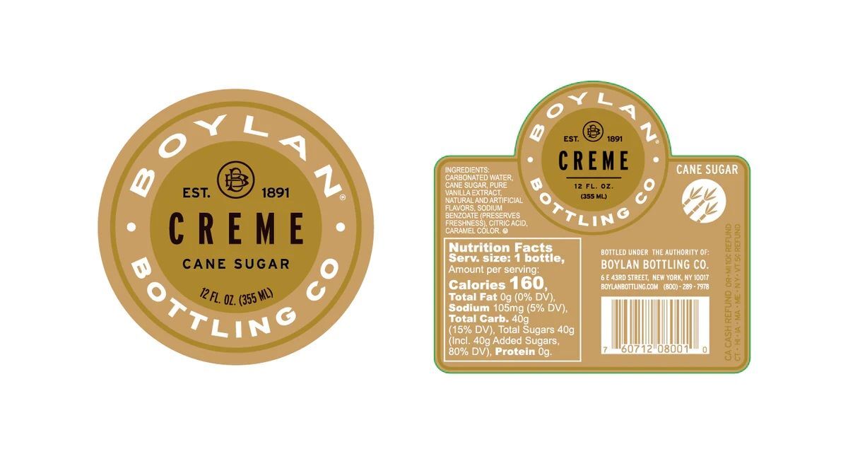 Boylan Bottling Co. Crème Soda
