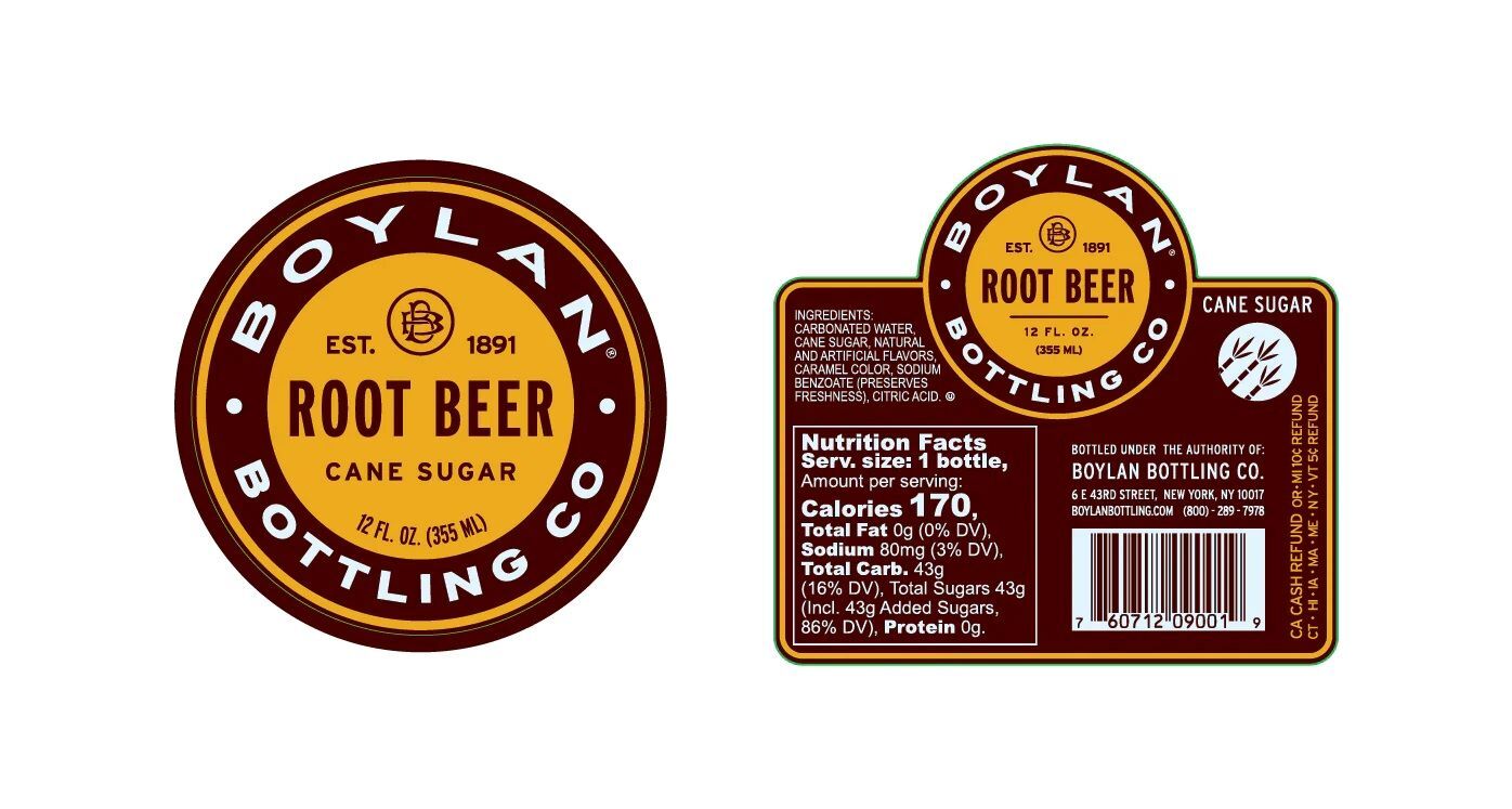 Boylan Bottling Co. Root Beer Soda