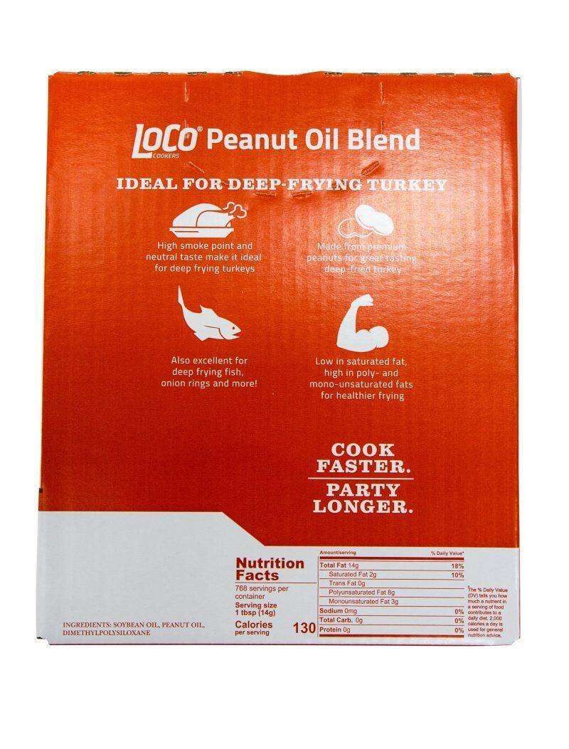 LoCo Cookers Peanut Oil Blend, 3-Gal