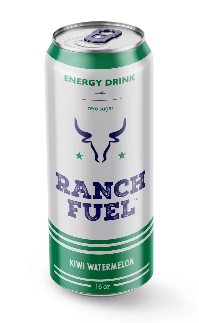 Ranch Fuel Kiwi Watermelon Energy Drink, 16-Oz