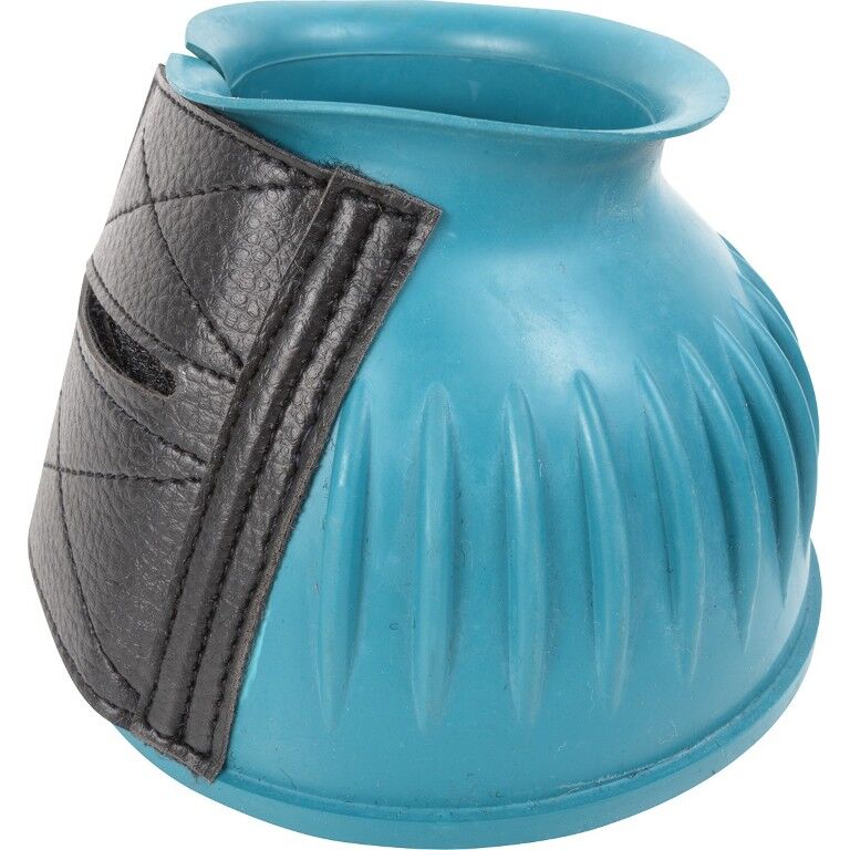 Cashel Teal Large Rubber Bell Boots