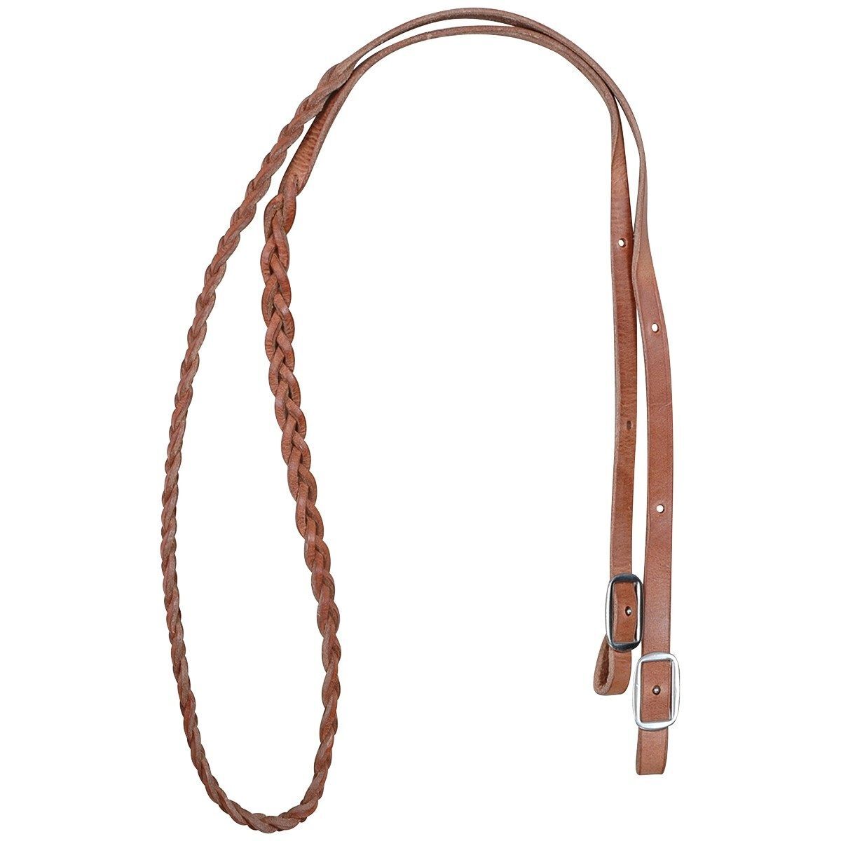 Martin Saddlery Harness Braided 3-Strand Barrel Rein 5/8-In Thick Buckle Ends