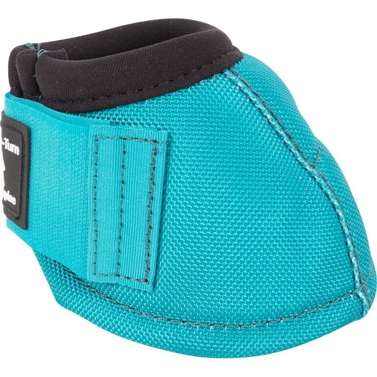 Classic Equine Medium DyNo Turn Aqua Bell Boots