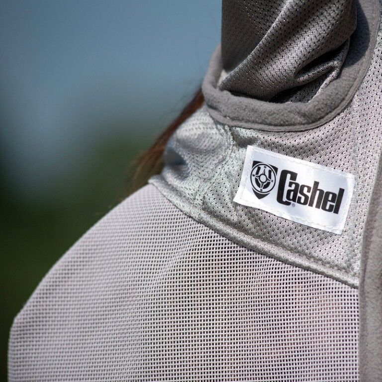 Cashel Grey Standard Crusader Fly Mask