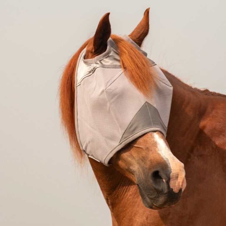 Cashel Grey Standard Crusader Fly Mask