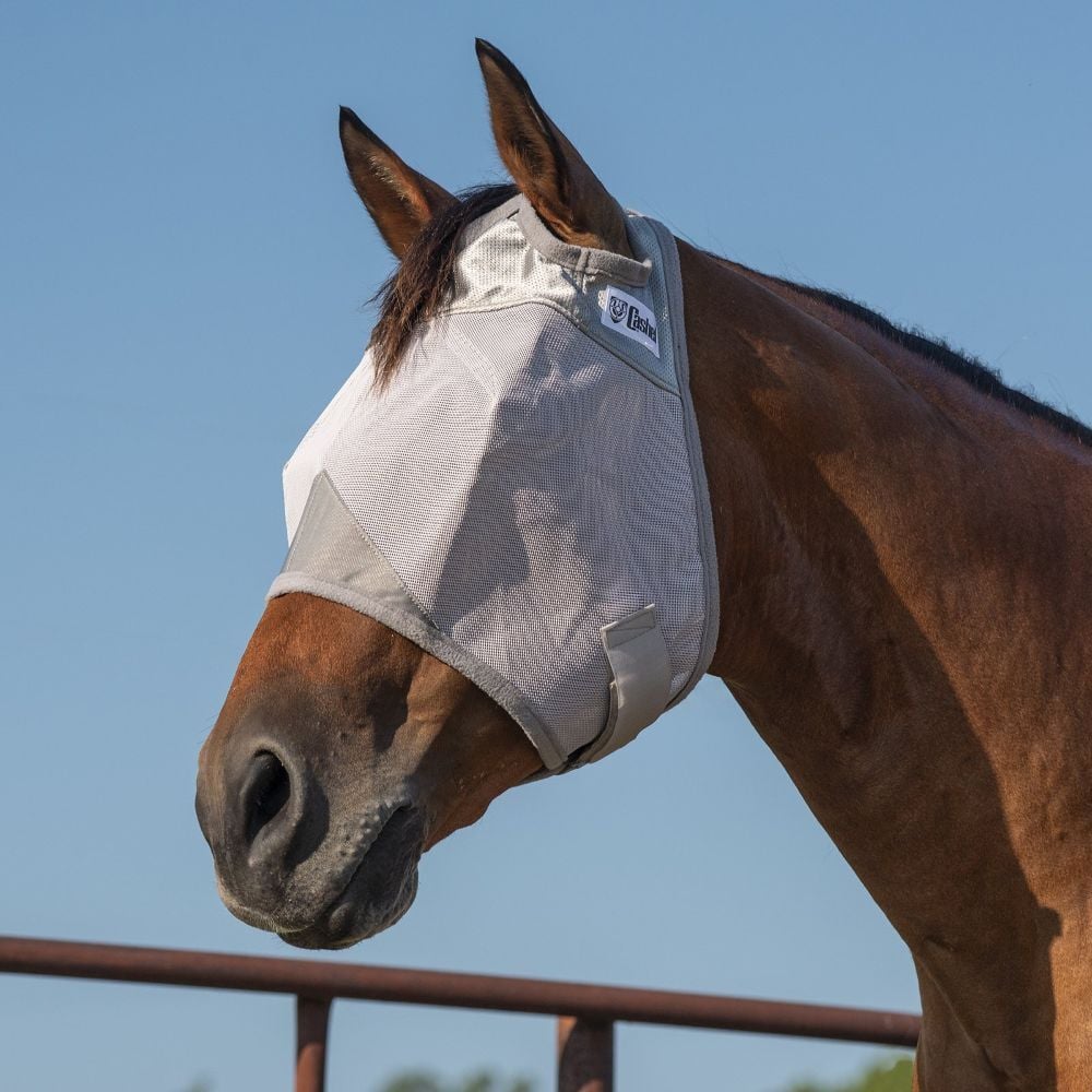 Cashel Crusader Grey Large Standard Fly Mask