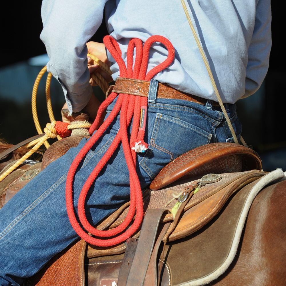 Rattler Ropes Red Jerk Line, 17-Ft