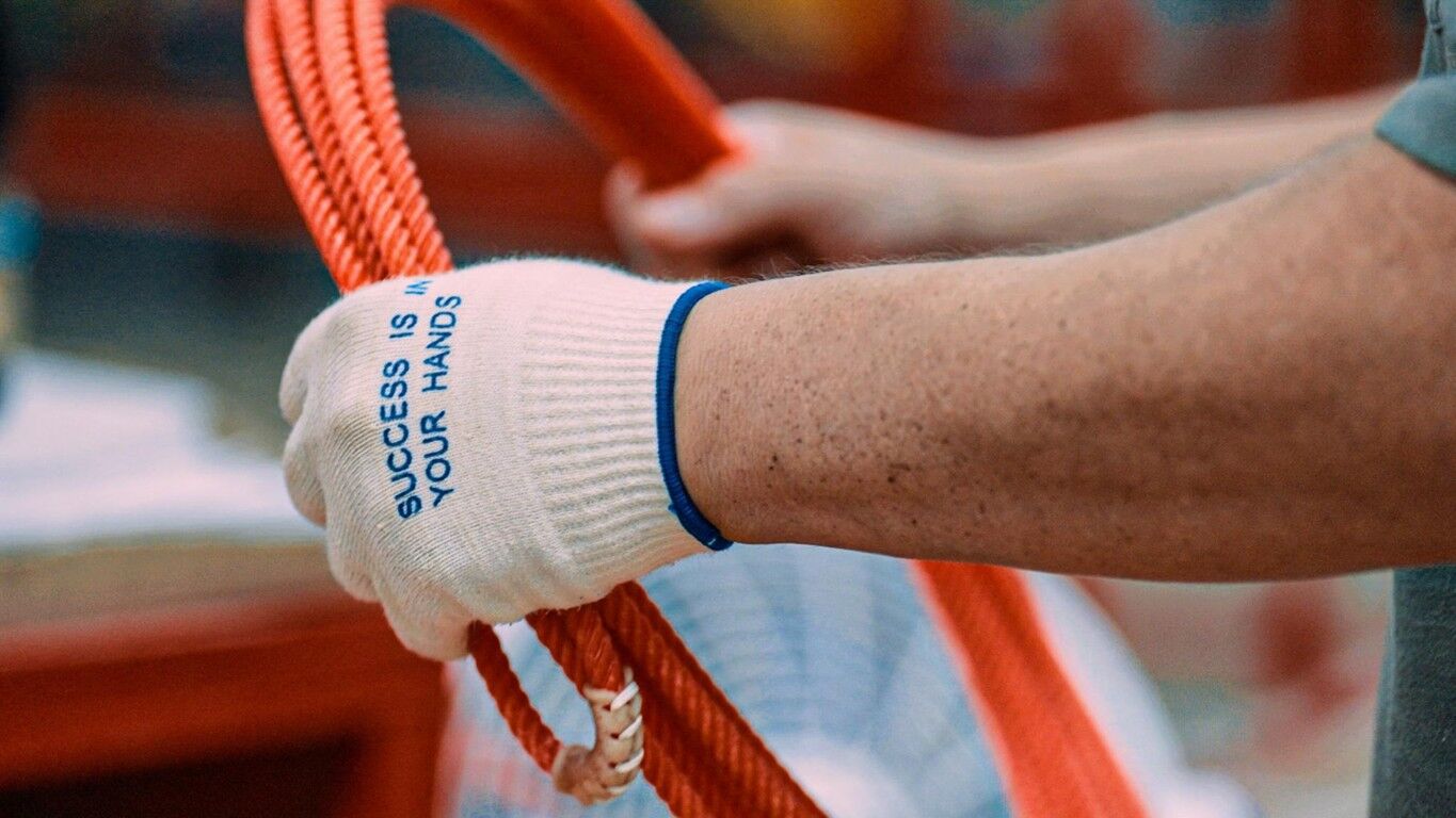 Classic Rope Heat Team Heel Rope Medium, 35-Ft