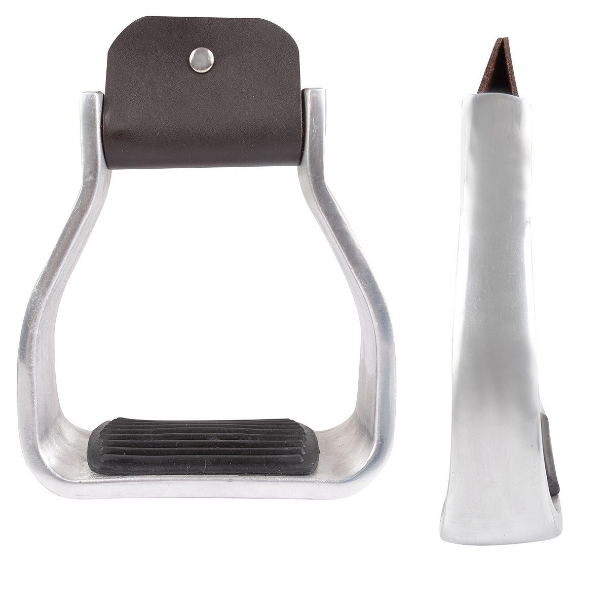 Martin Saddlery Aluminum Bell Stirrup, 2-In Wide