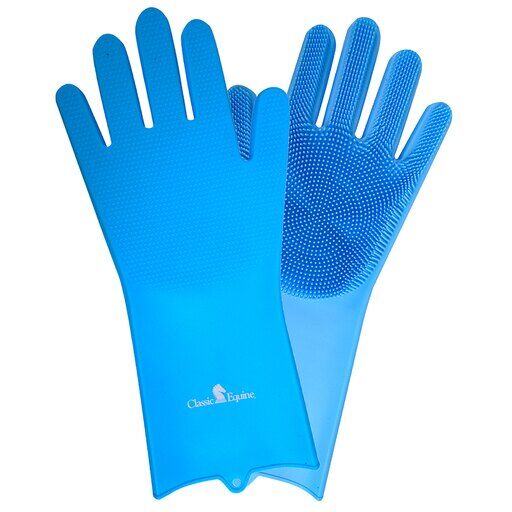Classic Equine Blue Wash Gloves