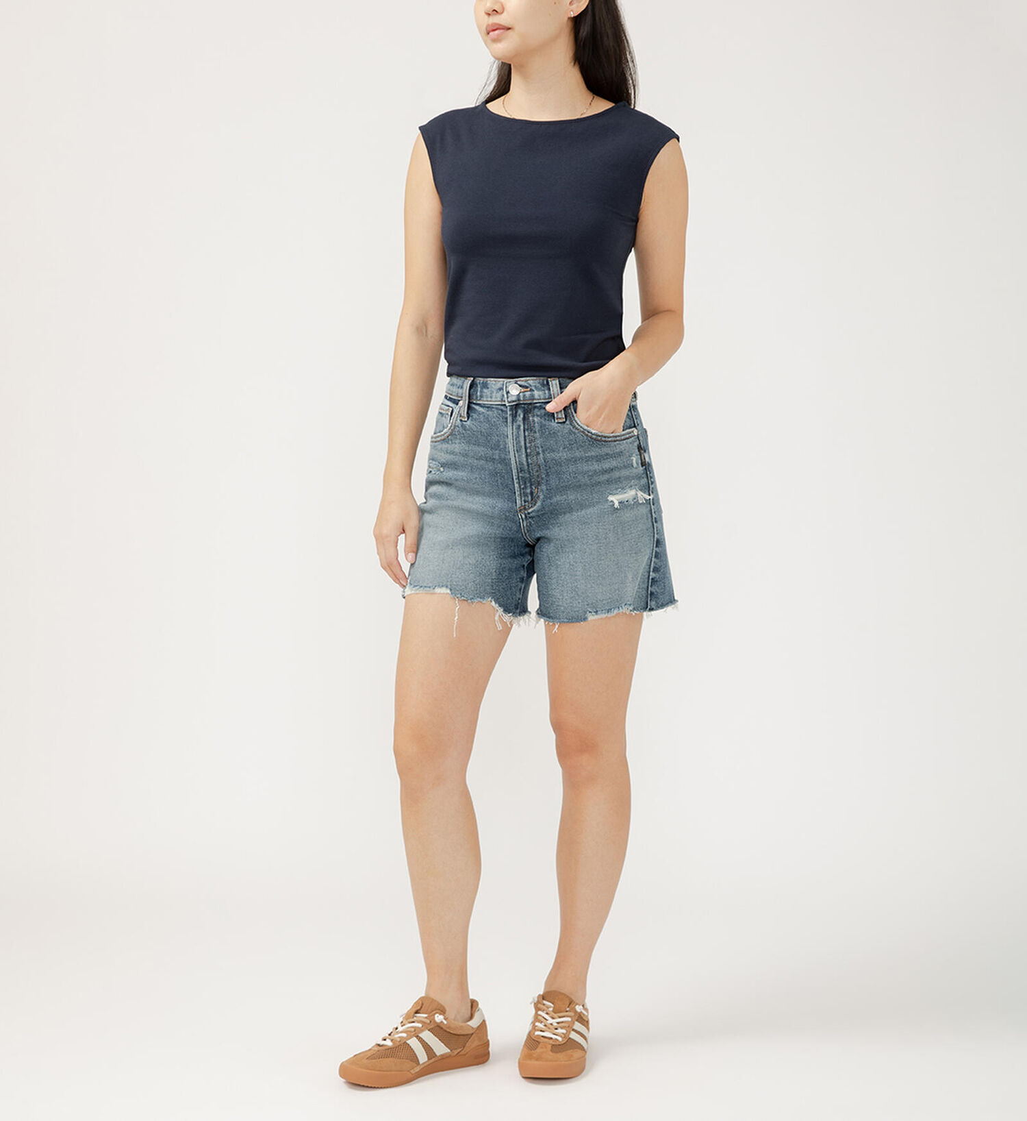 Silver Jeans Co. Women's Highly Desirable High Rise Shorts