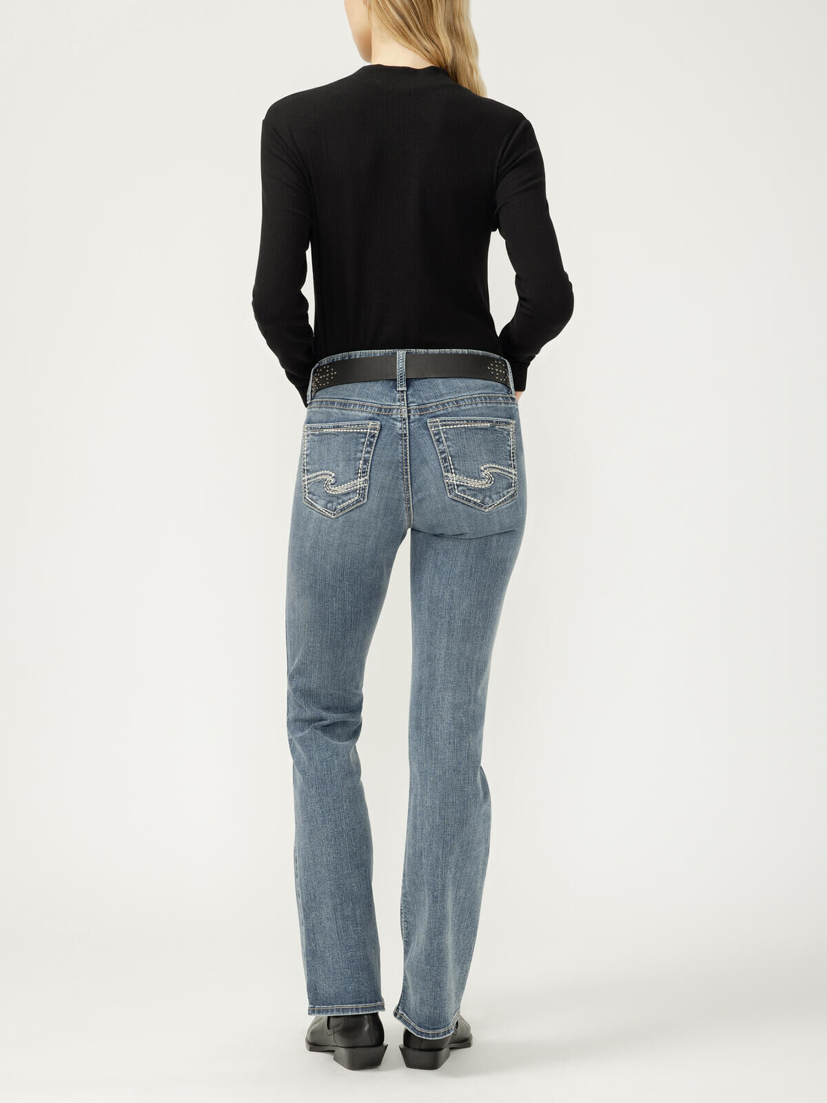 Silver Jeans Co. Women's Suke Mid Rise Bootcut Frontier Strong Jeans