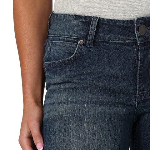 Wrangler Women's Mid Rise Essential Bootcut Jean inTaylor