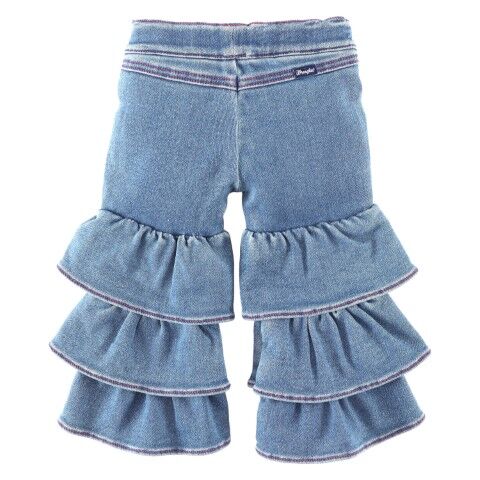 Wrangler Baby Girl's Tiered Flare Jean