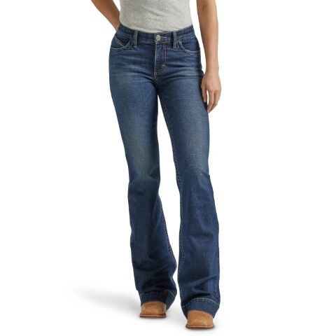 Wrangler Women's Ultimate Riding Jean Willow Mid-Rise Bootcut Jean in Ellery