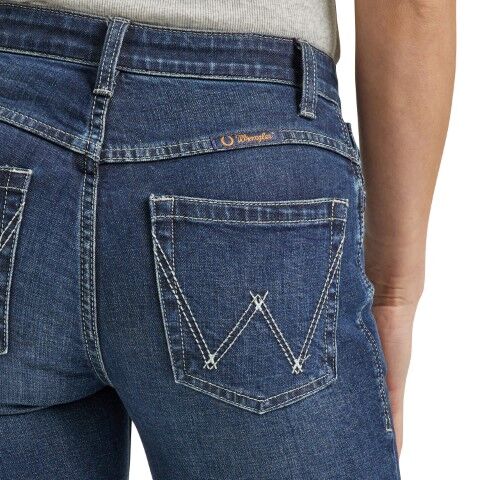 Wrangler Women's Ultimate Riding Jean Willow Mid-Rise Bootcut Jean in Ellery