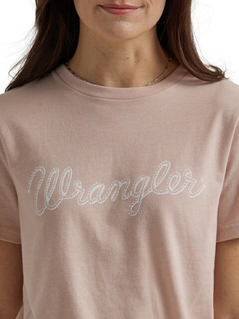 Wrangler Women's Rope Logo Regular Fit T-Shirt