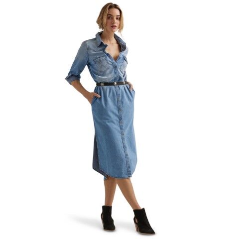 Wrangler Women's Retro Western Vintage Dress