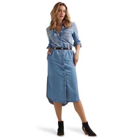 Wrangler Women's Retro Western Vintage Dress