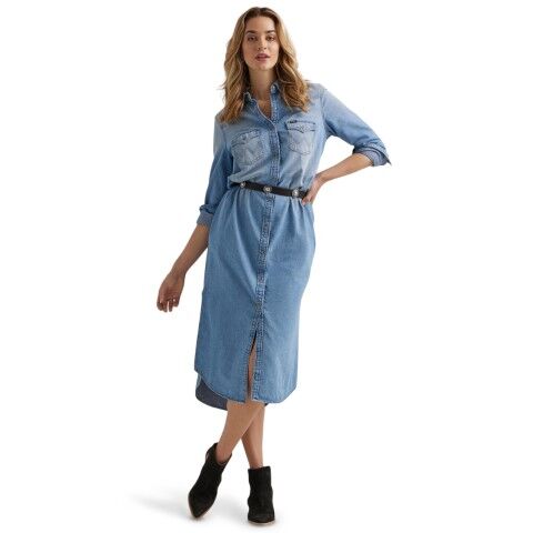 Wrangler Women's Retro Western Vintage Dress