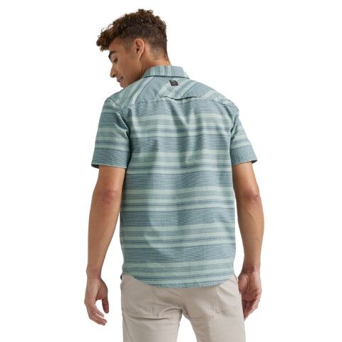 Wrangler Men's ATG X Wrangler Short Sleeve Breeze Shirt in Fade