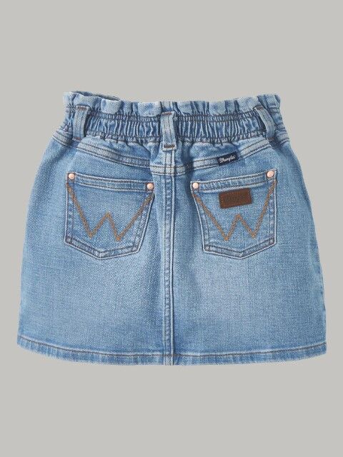 Wrangler Girl's Elastic Waist Denim Skirt