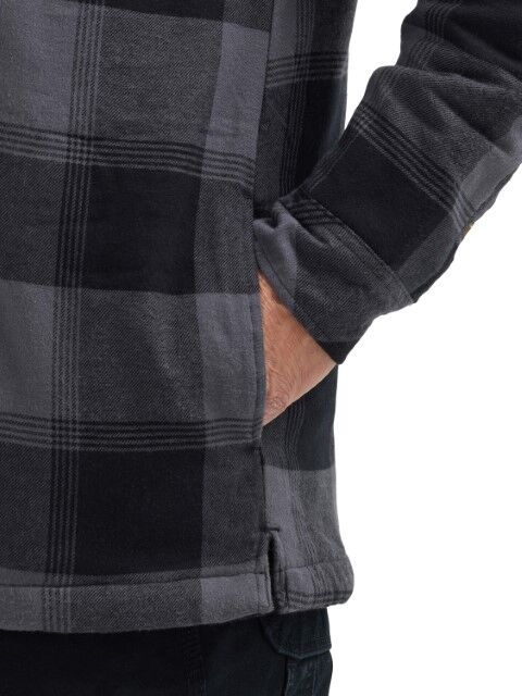 Wrangler Men's Riggs Workwear Relaxed Fit Flannel Hooded Jacket