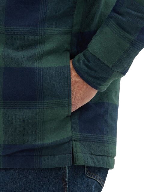 Wrangler Men's Riggs Workwear Relaxed Fit Flannel Hooded Jacket