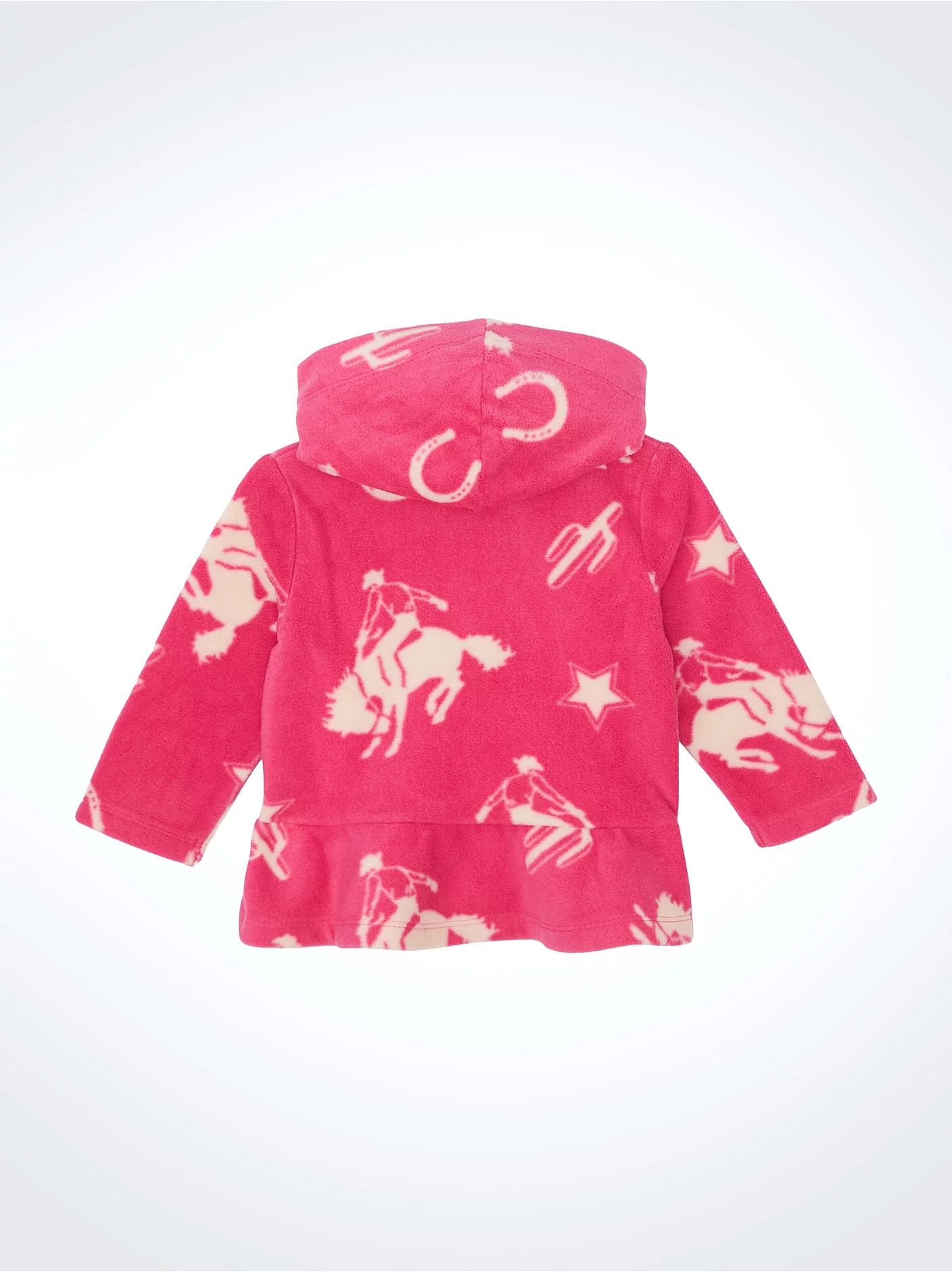 Wrangler Girl's Icons Ruffle Hem Fleece Zip Jacket