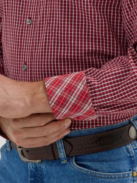 Wrangler Men's George Strait Collection One Pocket Long Sleeve Shirt