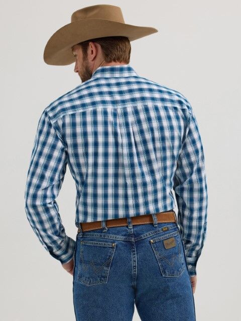 Wrangler Men's George Strait Collection One Pocket Long Sleeve Shirt