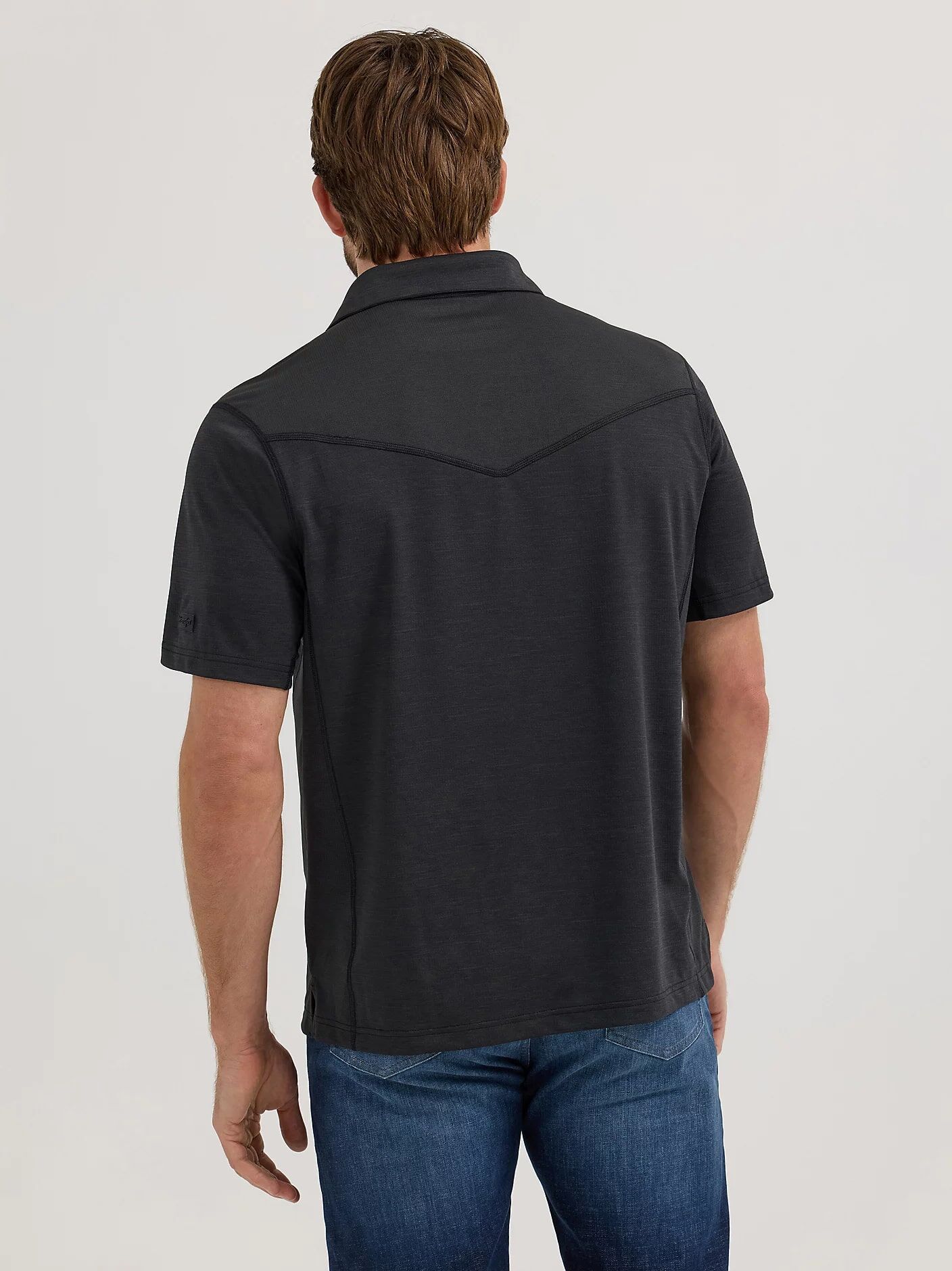 Wrangler Men's Wrangler Performance Polo in Black