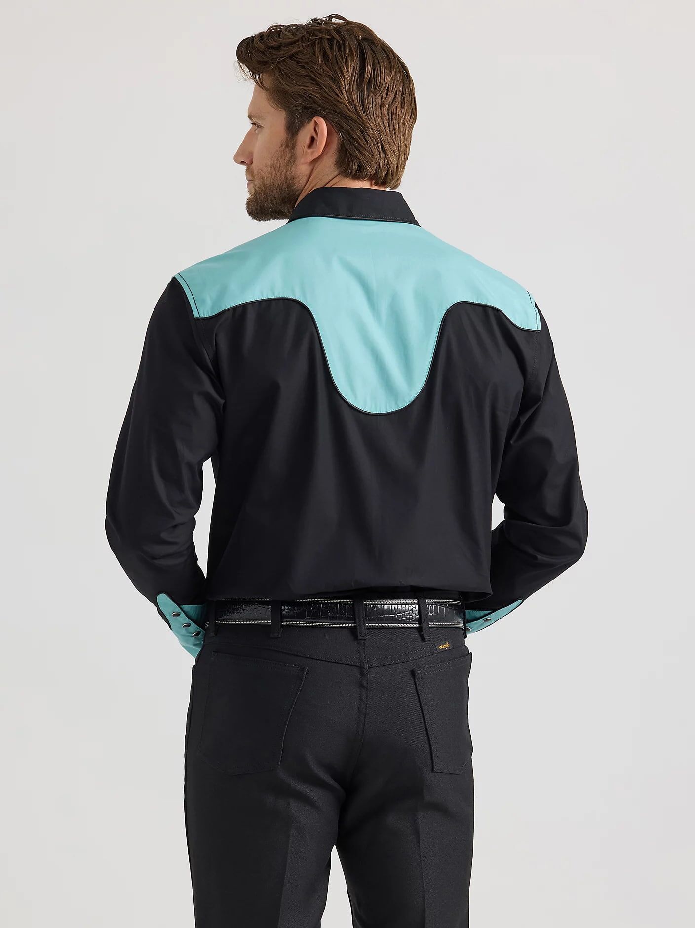 Wrangler Men's Wrangler Rodeo Ben Western Snap Shirt