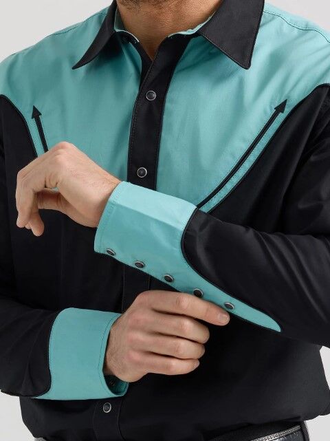 Wrangler Men's Wrangler Rodeo Ben Western Snap Shirt