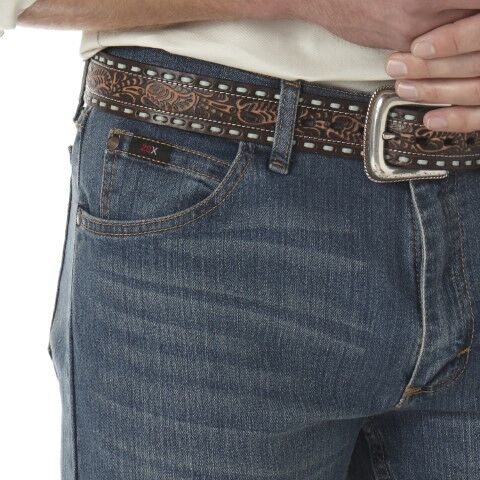 Wrangler Men's 2X Advanced Comfort 02 Competition Slim Jean in Barrel