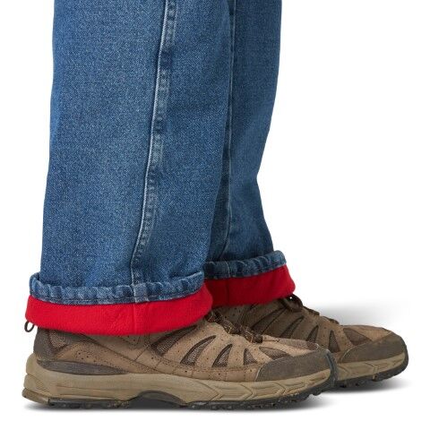 Wrangler Men's Rugged Wear Thermal Jean in Stonewashed 