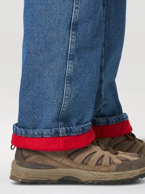 Wrangler Men's Rugged Wear Thermal Jean in Stonewashed 