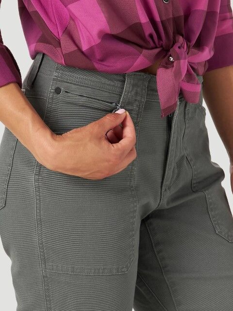 Wrangler Women's ATG Canvas Pant in Dark Shadow 