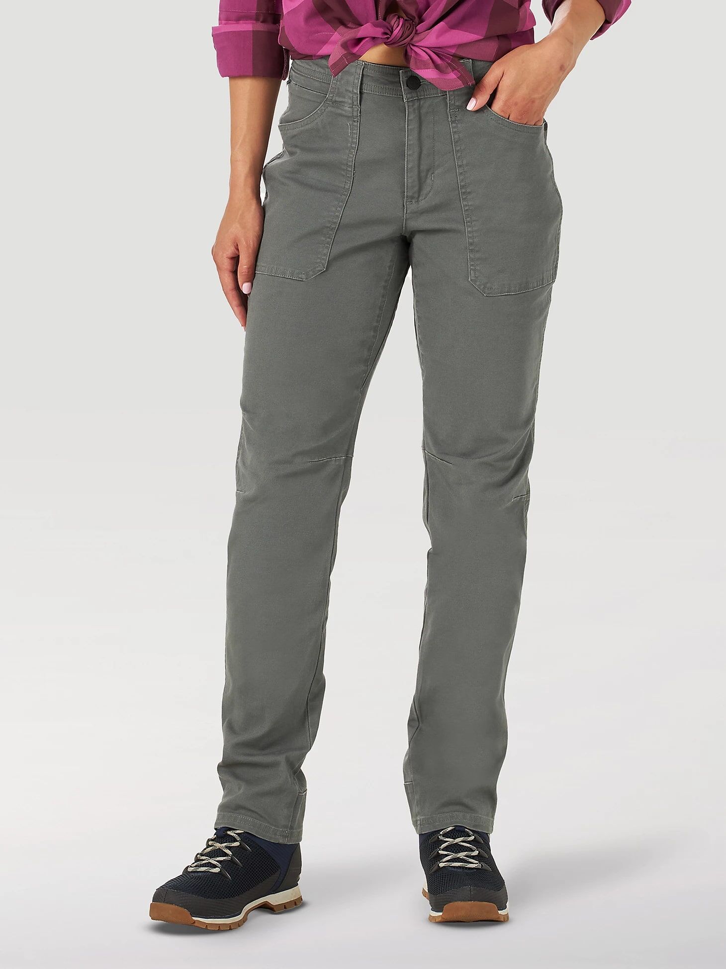 Wrangler Women's ATG Canvas Pant in Dark Shadow 