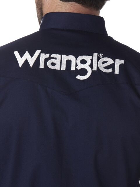 Wrangler Men's Logo Long Sleeve Shirt