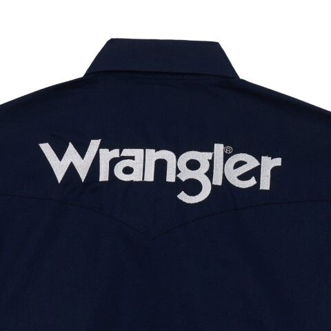 Wrangler Men's Logo Long Sleeve Shirt
