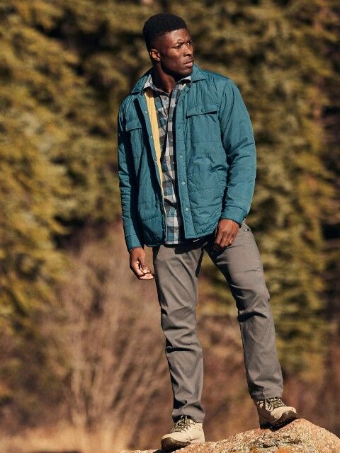 Wrangler Men's ATG Synthetic Utility Pant in Dark Shadow Dark Shadow