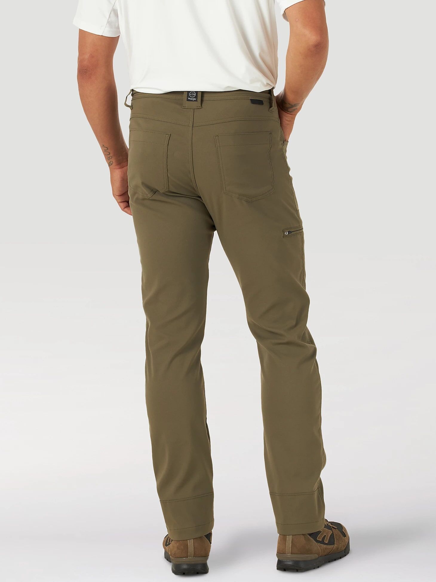 Wrangler Men's ATG Synthetic Utility Pant in Sea Turtle Sea Turtle