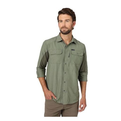 outdoor dress shirts Men's Outdoor Stretch Solid Shirt