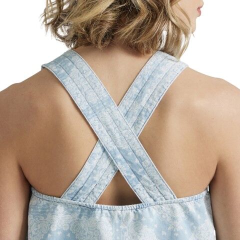 Wrangler Women's Retro Americana Tank in Blue White